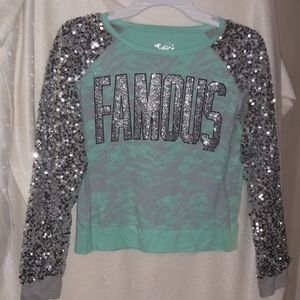 Justice girls long sleeve shirt